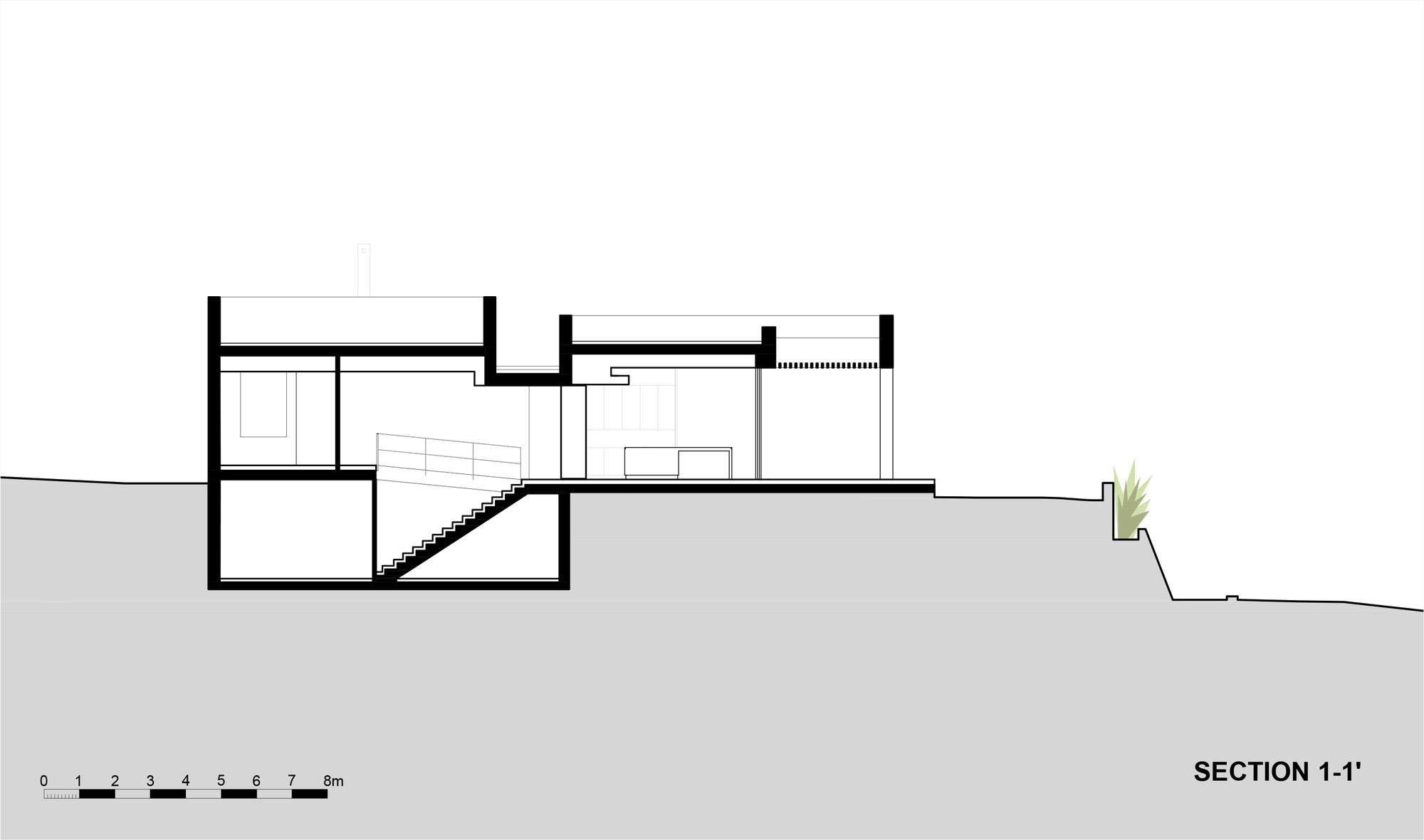 Lombok Architekt - Moderne Mediterrane Villa mit Meerblick Zeichnung 4
