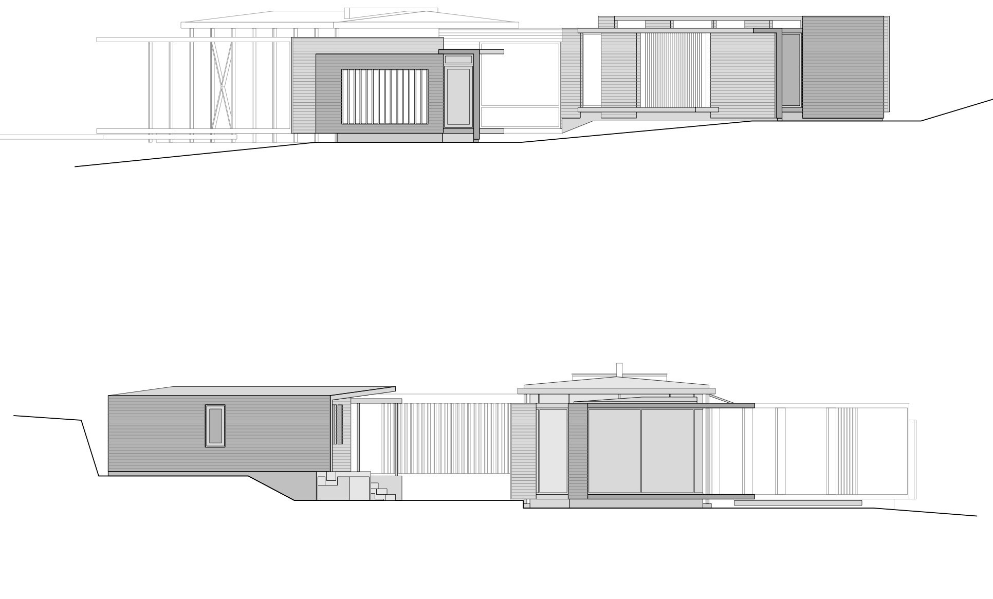 Lombok Architekten - Ruhiges Contemporary Haus im Wald Zeichnung 4